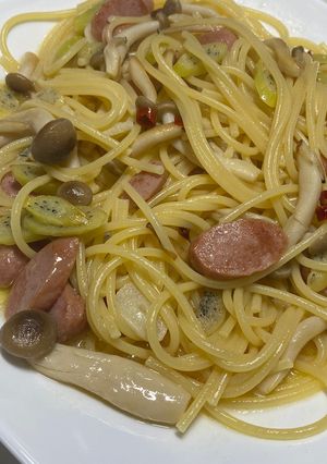 【ワンパン】残りものでペペロンチーノ-レシピのメイン写真