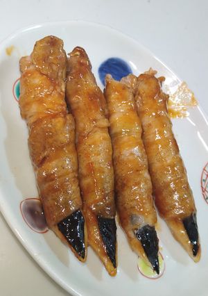 特級呪物・両面宿儺の指風肉巻きちくわ②-レシピのメイン写真