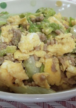 肉味噌で♪野菜炒め-レシピのメイン写真
