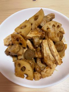 豚肉と根菜の味噌炒め-レシピのメイン写真