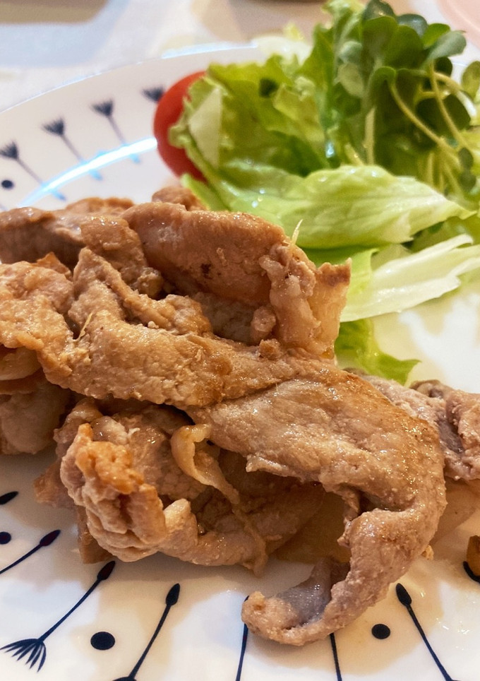 我が家の豚こま肉の生姜焼き-レシピのメイン写真