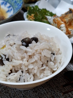 秋の味覚♪黒枝豆ごはん-レシピのメイン写真