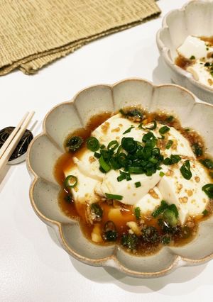 絶品♪うまダレ湯豆腐風-レシピのメイン写真