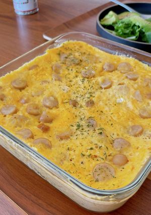 レンジで簡単！豆乳かぼちゃキッシュの中身-レシピのメイン写真