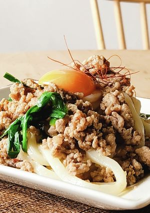 100円以下★ピリ辛担々うどん☆昼食夜食-レシピのメイン写真