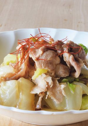 レンジ6分★白菜と豚バラ★ランチ★昼ご飯-レシピのメイン写真