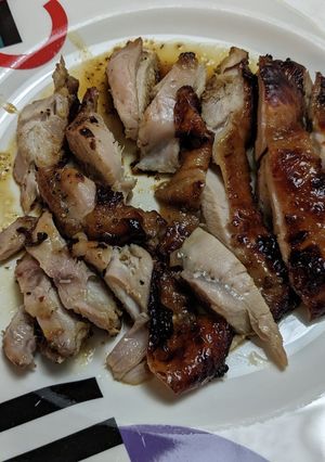 簡単！鶏もも肉の辛子醤油焼き-レシピのメイン写真