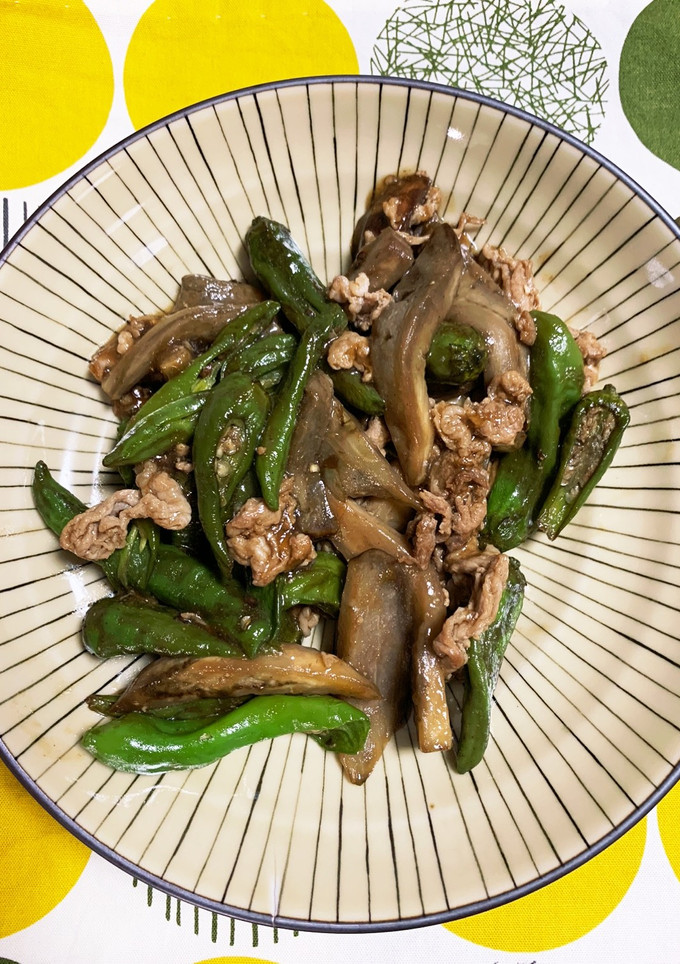 ししとうとナスの豚肉炒め-レシピのメイン写真