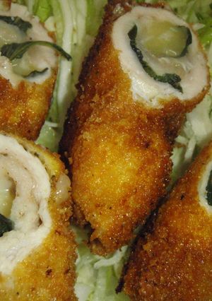 ささみのバジルチーズ揚げ♪-レシピのメイン写真
