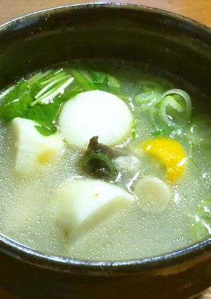 鮒寿司(鮒ずし)の頭と飯のスープ&お雑煮-レシピのメイン写真