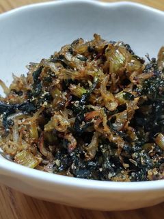 【冬の定番】大根葉とじゃこの炒め物-レシピのメイン写真