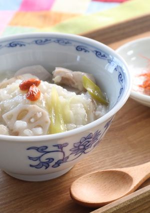 介護食　参鶏湯風雑炊-レシピのメイン写真