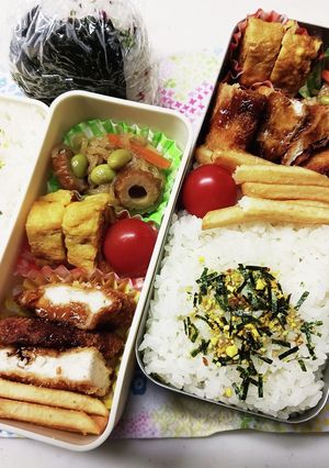 チキンカツ弁当(11/9)-レシピのメイン写真
