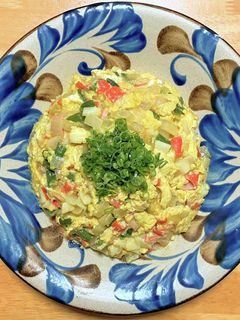 町中華のカレー風味タマゴ丼☜ちょっと失敗-レシピのメイン写真