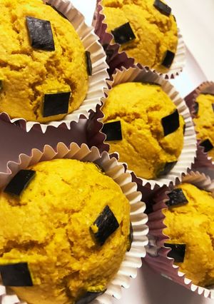 オートミールかぼちゃカップケーキ-レシピのメイン写真