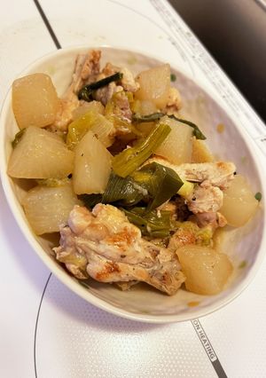 手羽元と大根の鶏ガラ煮-レシピのメイン写真