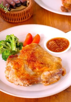 驚くほどパリパリチキン!オニオンソース-レシピのメイン写真