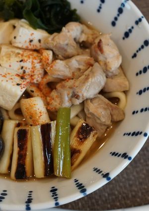 栄養士レシピ＊鶏南蛮うどん-レシピのメイン写真