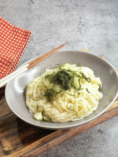 すじ青海苔の白だしじゃがバターそうめん-レシピのメイン写真