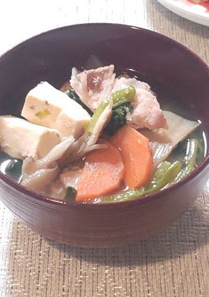 旨だし豚汁-レシピのメイン写真