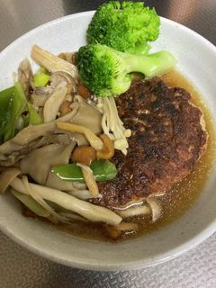 和風煮込みハンバーグ-レシピのメイン写真