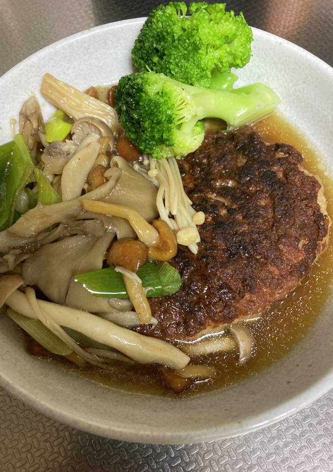 和風煮込みハンバーグ-レシピのメイン写真