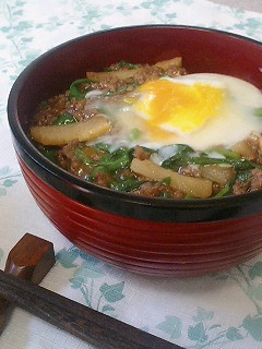 卵とろ~り麻婆たけのこ丼♪-レシピのメイン写真