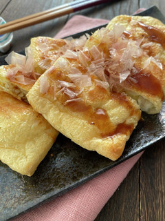 おつまみ油揚げ【キャベツ&チーズ】-レシピのメイン写真