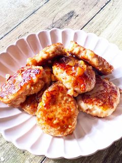 コーン入り鶏つくねの照焼き-レシピのメイン写真