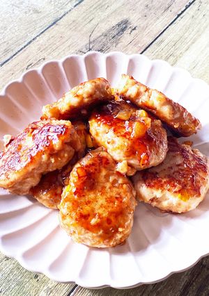 コーン入り鶏つくねの照焼き-レシピのメイン写真