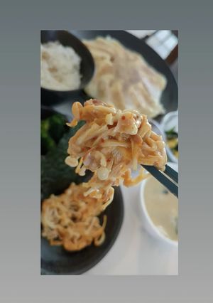 えのきチーズ焼き♡焼肉のタレコチュジャン-レシピのメイン写真