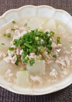 冬瓜のひき肉塩あんかけ-レシピのメイン写真