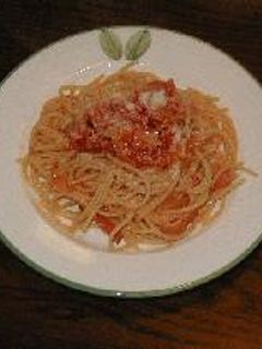 ♪ベーコンとオニオンのトマトスパゲッティ♪-レシピのメイン写真