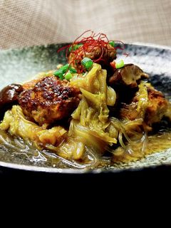 白菜とミニハンバーグ中華風煮込み-レシピのメイン写真