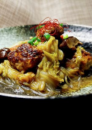 白菜とミニハンバーグ中華風煮込み-レシピのメイン写真