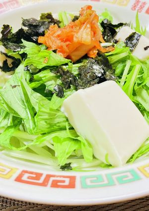【水菜】むしゃむしゃ食べたいサラダ-レシピのメイン写真