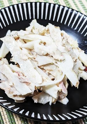 シャキシャキ食感！菊芋のツナマヨ梅サラダ-レシピのメイン写真
