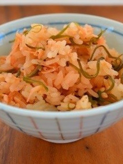めかぶと桜えびのご飯-レシピのメイン写真