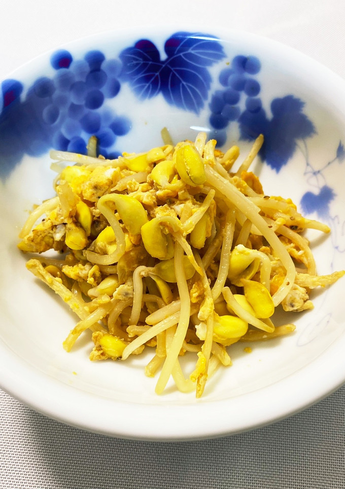 豆もやしの卵炒め-レシピのメイン写真