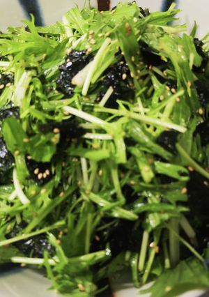 水菜のシャキシャキサラダ-レシピのメイン写真