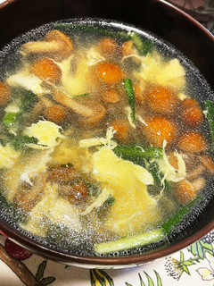 ニラとなめこの中華スープ-レシピのメイン写真