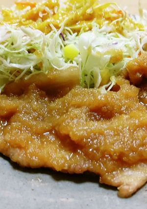 おろし玉ねぎde生姜&大蒜焼き。-レシピのメイン写真