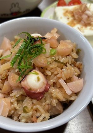 新生姜かおる✨塩コンとタコの炊き込みご飯-レシピのメイン写真