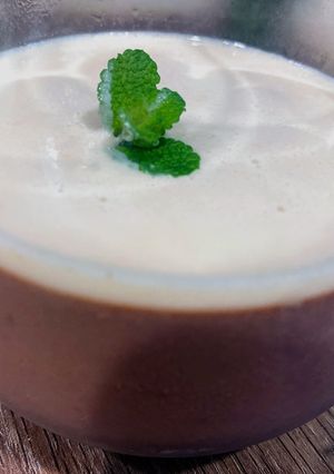 リッチチョコプリンとホワイトチョコソース-レシピのメイン写真