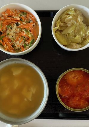 紅蘿蔔和豆腐／人参の白和え～三菜一汁-レシピのメイン写真