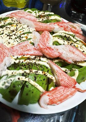 アボカドとカニカマの醤油マヨ-レシピのメイン写真