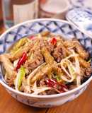 ポリポリごぼうと牛肉の甘辛炒めのお惣菜