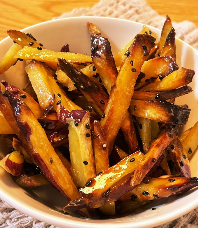 ノンフライヤーでカリカリさつまいも by ムッシュぷにかわ