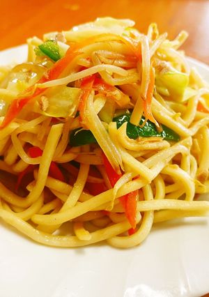 野菜たっぷりOKINAWA焼きSOBA-レシピのメイン写真