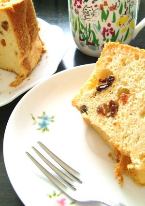 フルーツシフォンケーキ-レシピのメイン写真